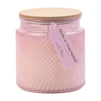 Glass Candle, Tropical Passionfruit, Lilac, 12 oz