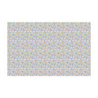 Spring Faux Felt Back Floral Table Cover