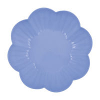 Spring Blue Flowered Shaped Plastic Bowl 