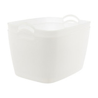 Storage Baskets, Extra-Large, White, 2 pk