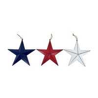 Metal Hanging Stars, 12 in, Assorted