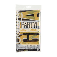 Classy Graduation Foil Table Cover, 54 in x 84 in