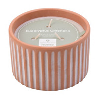 Eucalyptus Citronella Terracotta Candle, 16 oz