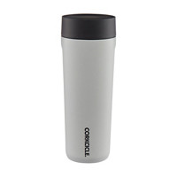 Corkcicle Insulated Stainless-Steel Commuter Travel Cup with Lid, River Rock Gray, 17 oz