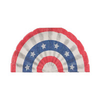 Classic Americana Bunting-Shaped Guest Napkins, 16 ct
