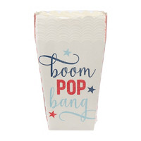 Classic Americana Boom Pop Bang Popcorn Boxes, 10