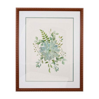 Framed Floral Art, 17 in x 21 in,