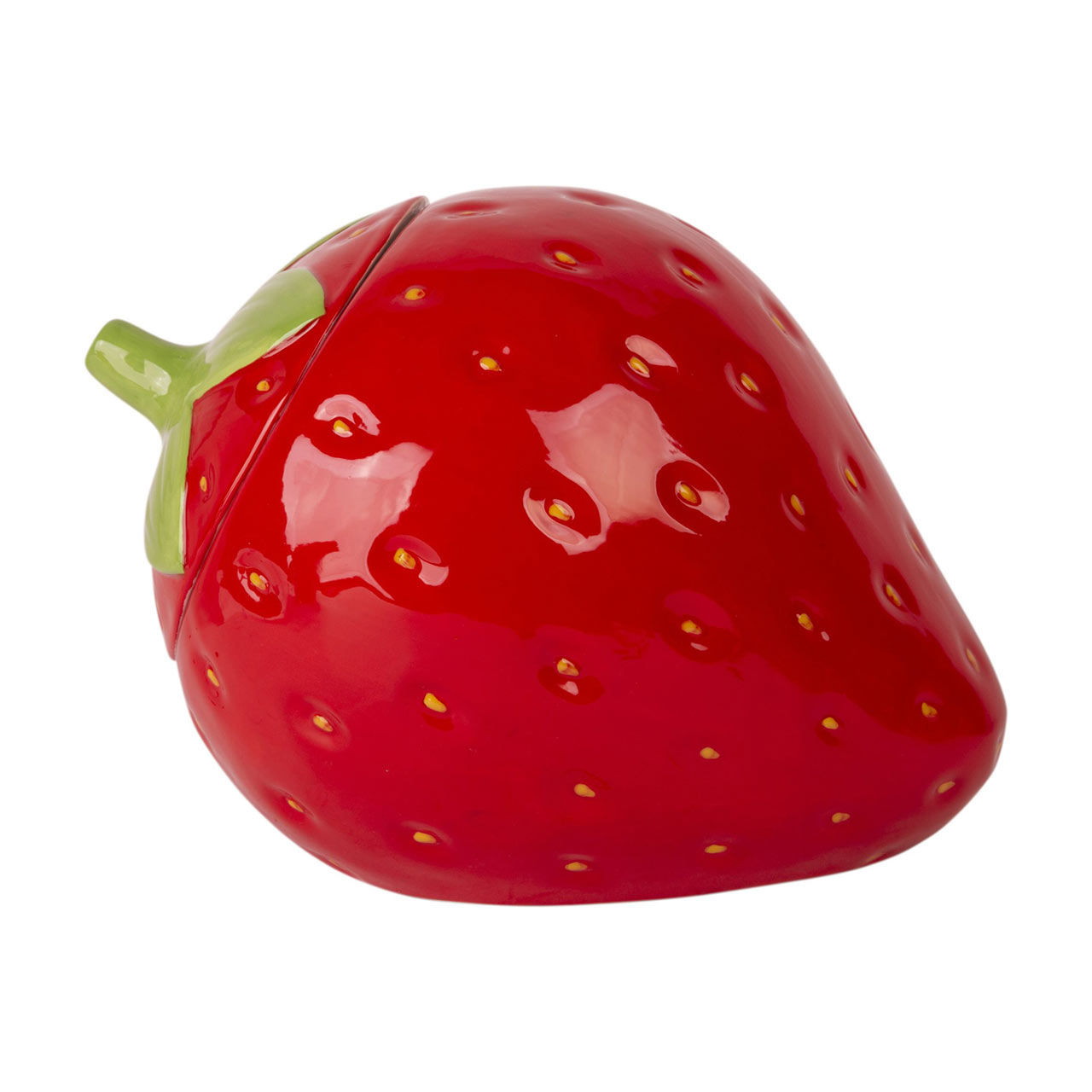 Ceramic Strawberry Cookie Jar