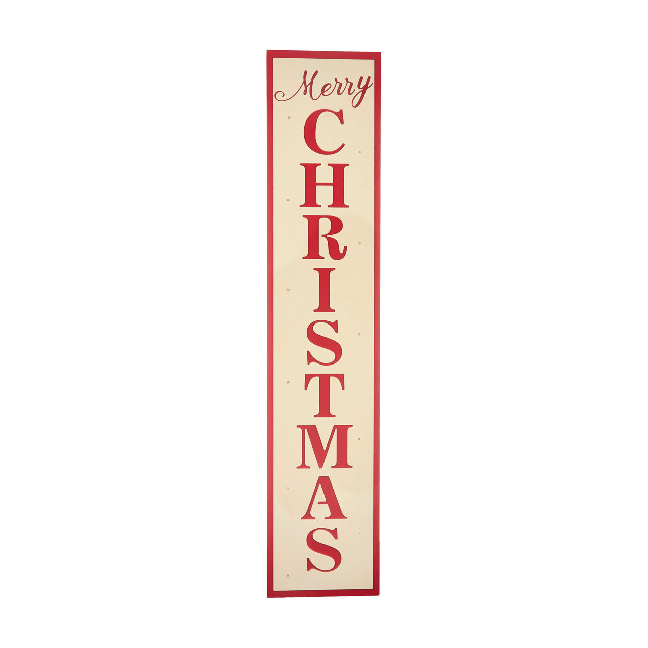 Battery-Operated "Merry Christmas" Leaning Sign, 47 in