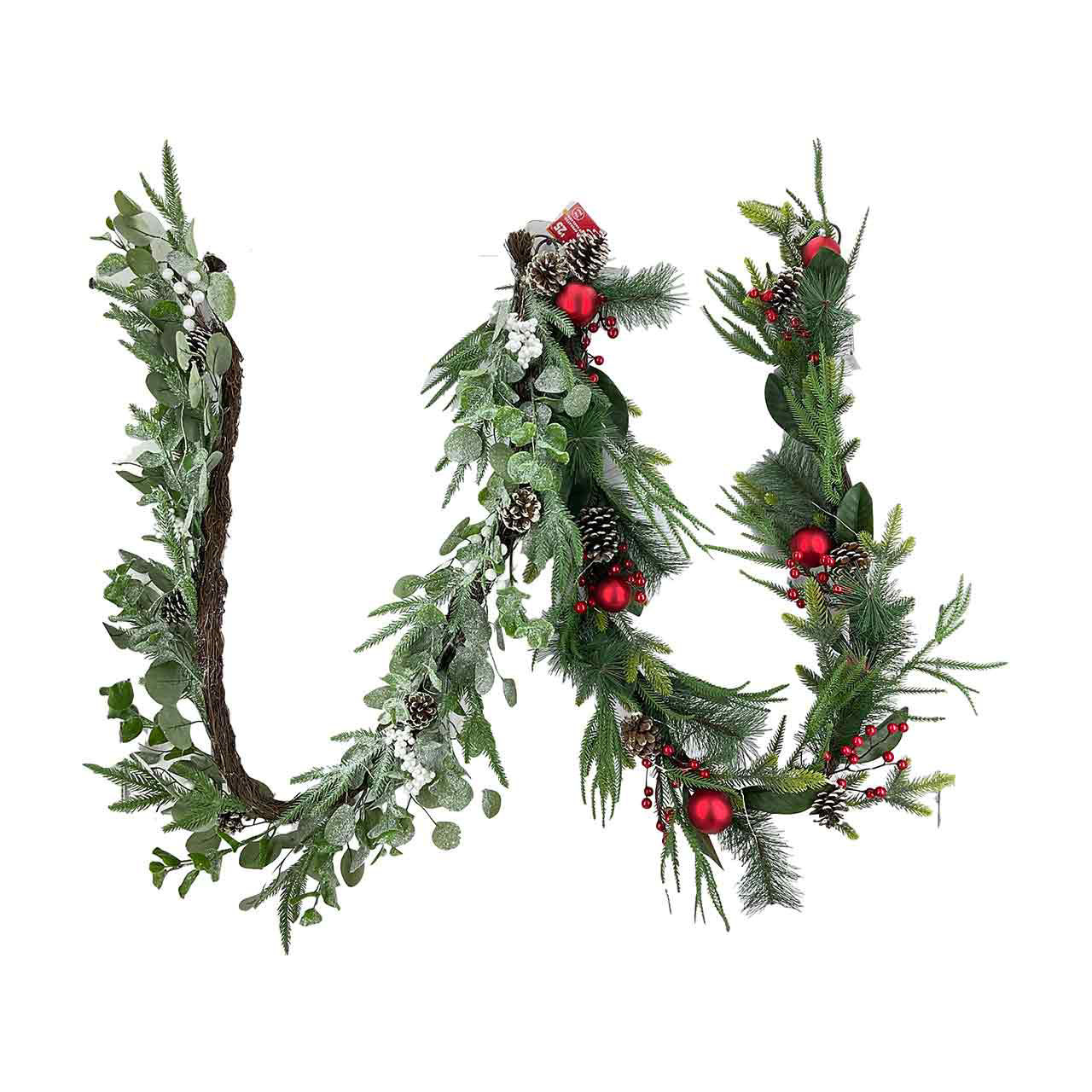 Christmas Garland, 6 ft, Assorted