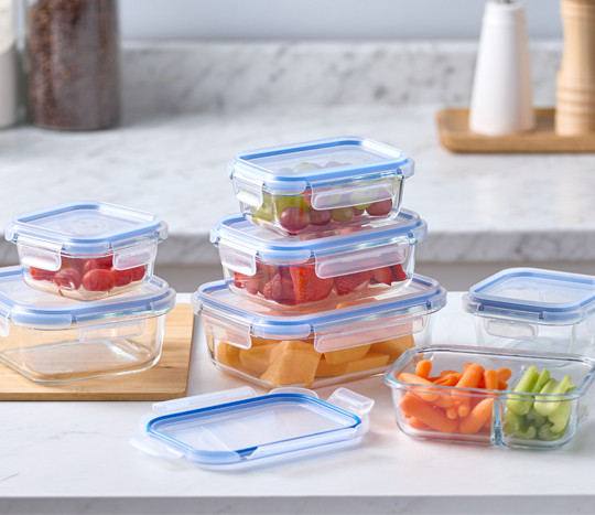 Sonoma Glass Food Container Set, 14 pc