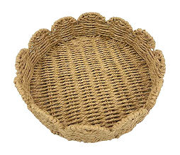 Sculpted Seagrass Tray