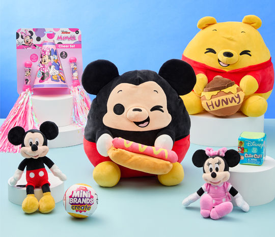Mickey Mouse, Winnie the Pooh, Minnie Mouse Disney Plushies