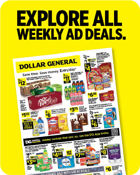 Dollar General Any Day Deals $6 & Under - Week of 8/13 - 8/19