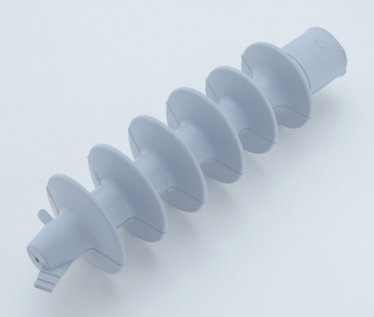 用橡胶制造的灰白色有机硅橡胶电气绝缘体。