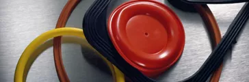 Gaskets and o-rings made from Silastic Silicone Rubber. High Consistency Rubber/HCR. Transportation, Energy and Fabrication/Silastic Base Selector Guide/STI