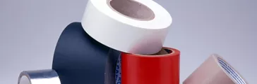 Variety of tape on rolls. Paper Industry / Solutions for Release Coating Success brochure