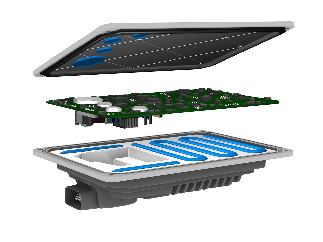 Automotive Control Unit Rendering