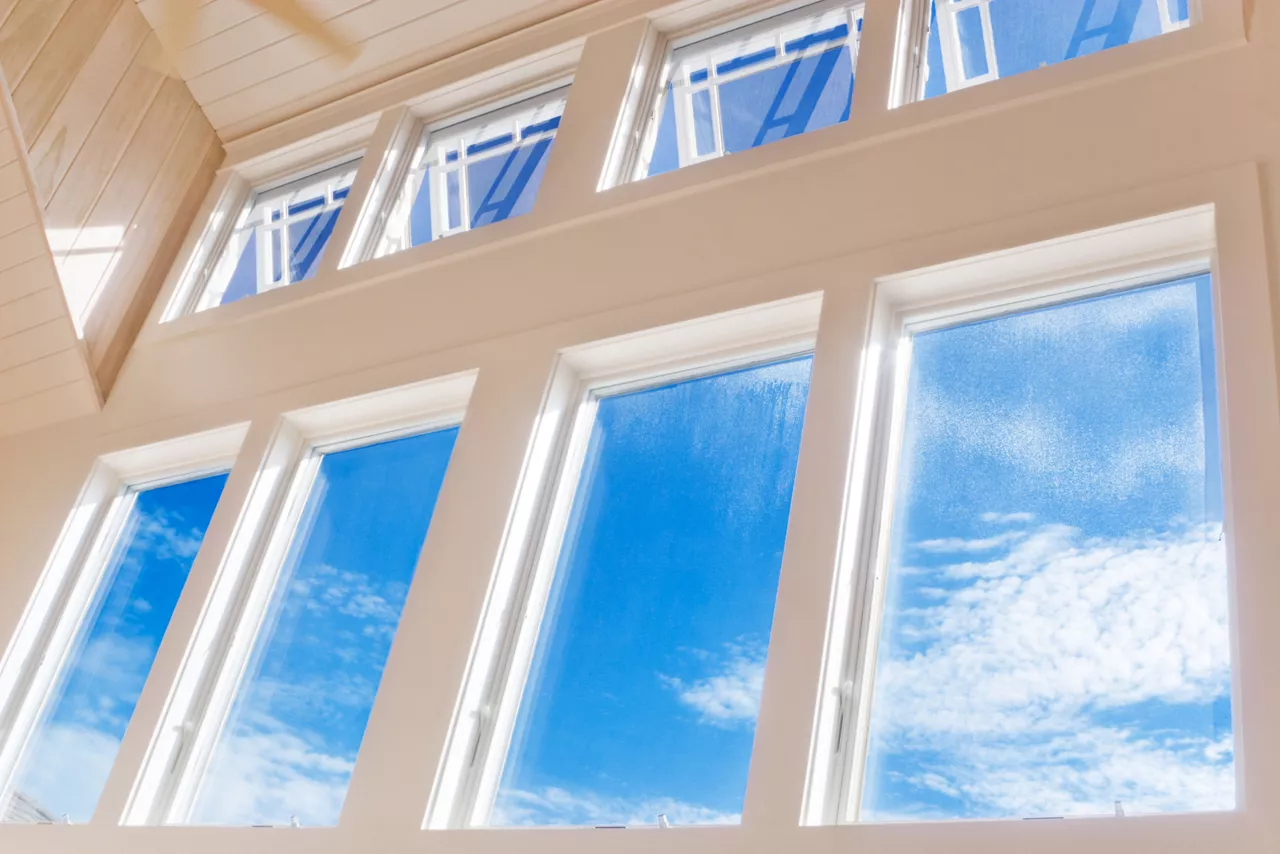 Blue Sky through Windows