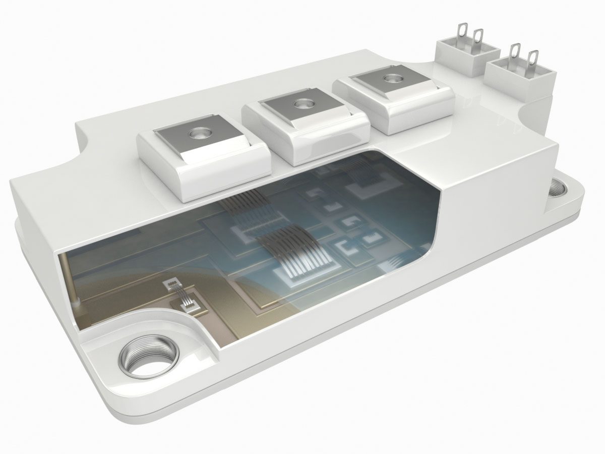 IGBT with gel encapsulant