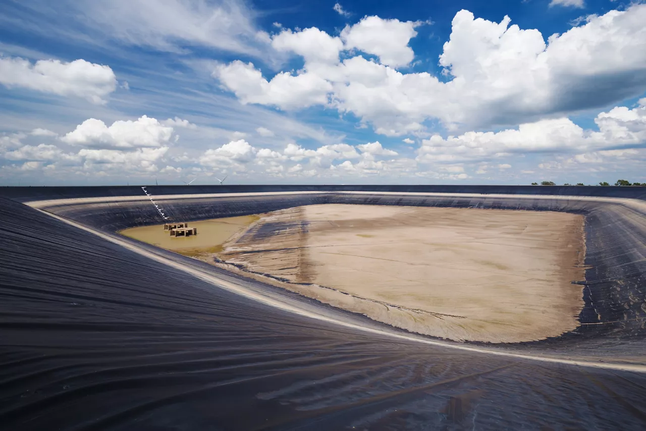 dry Lam Takong reservoir