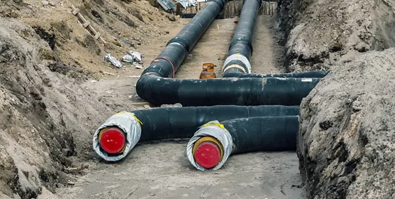 Pipes in the ground 