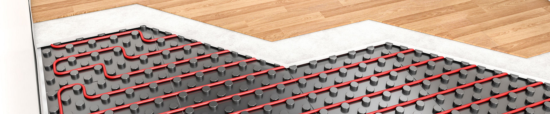 Plastic pipes for floor heating
