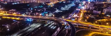 Highway at night 