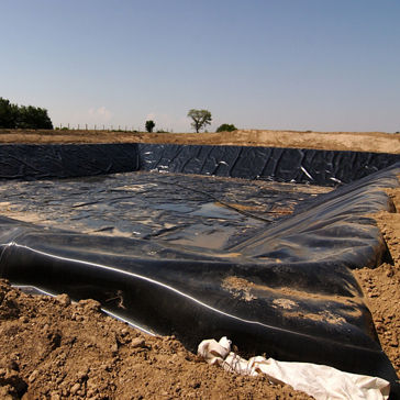 Pit View of Landfill