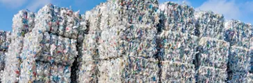 Plastics recycling centers and its raw material as collection