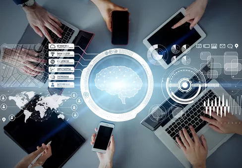 Mobile electronic devices; laptop, cell phone, tablet; 5G communication
