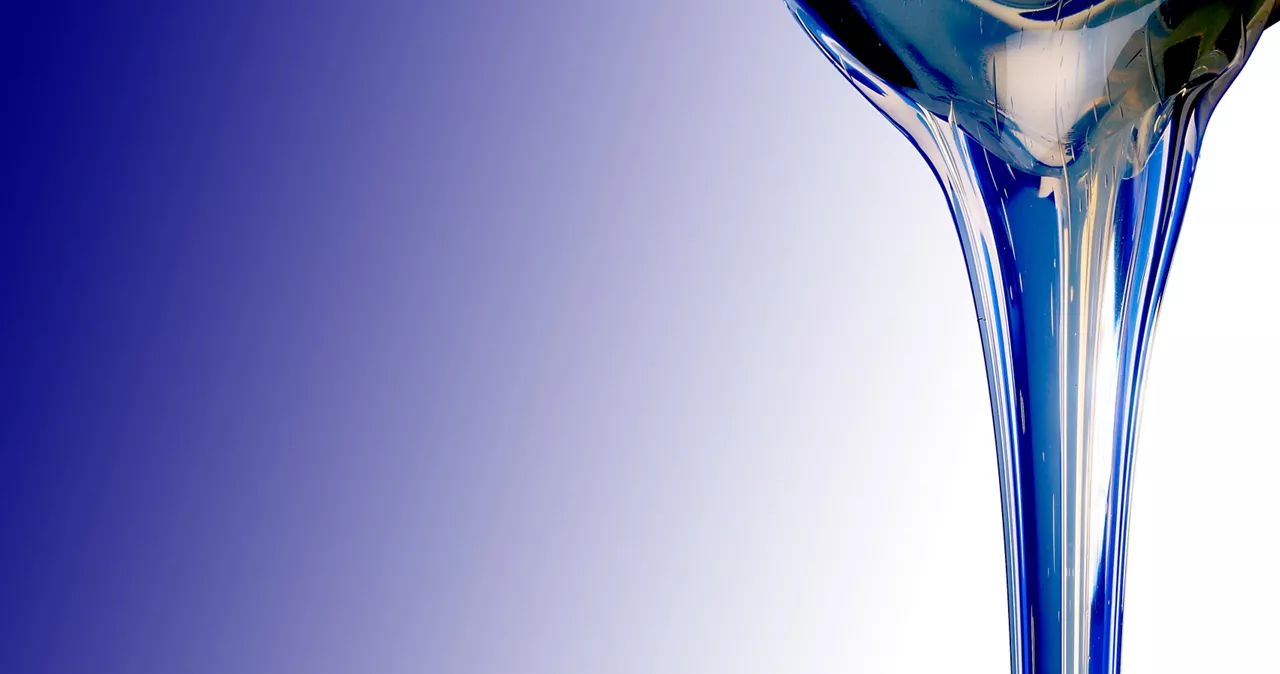 Shot of pouring high viscosity gel on studio background with copy space