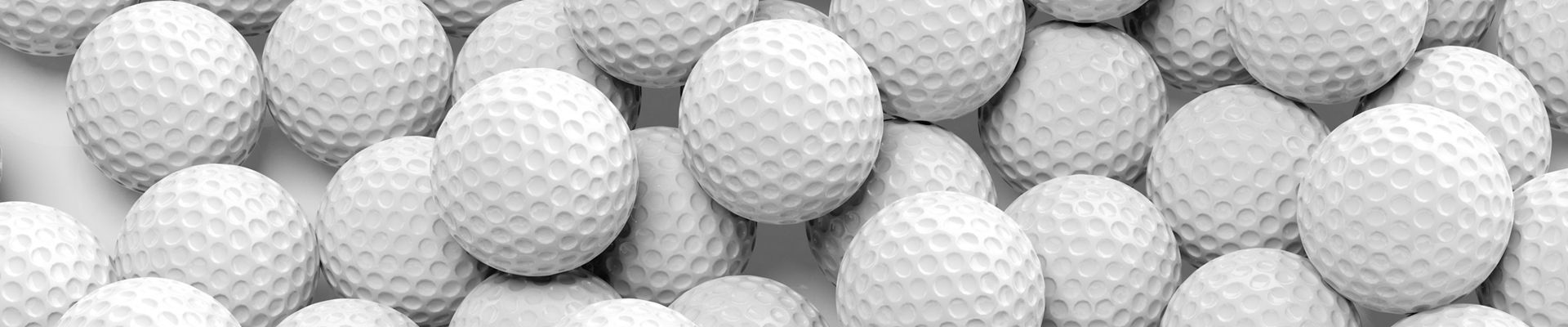 Assorted golf balls