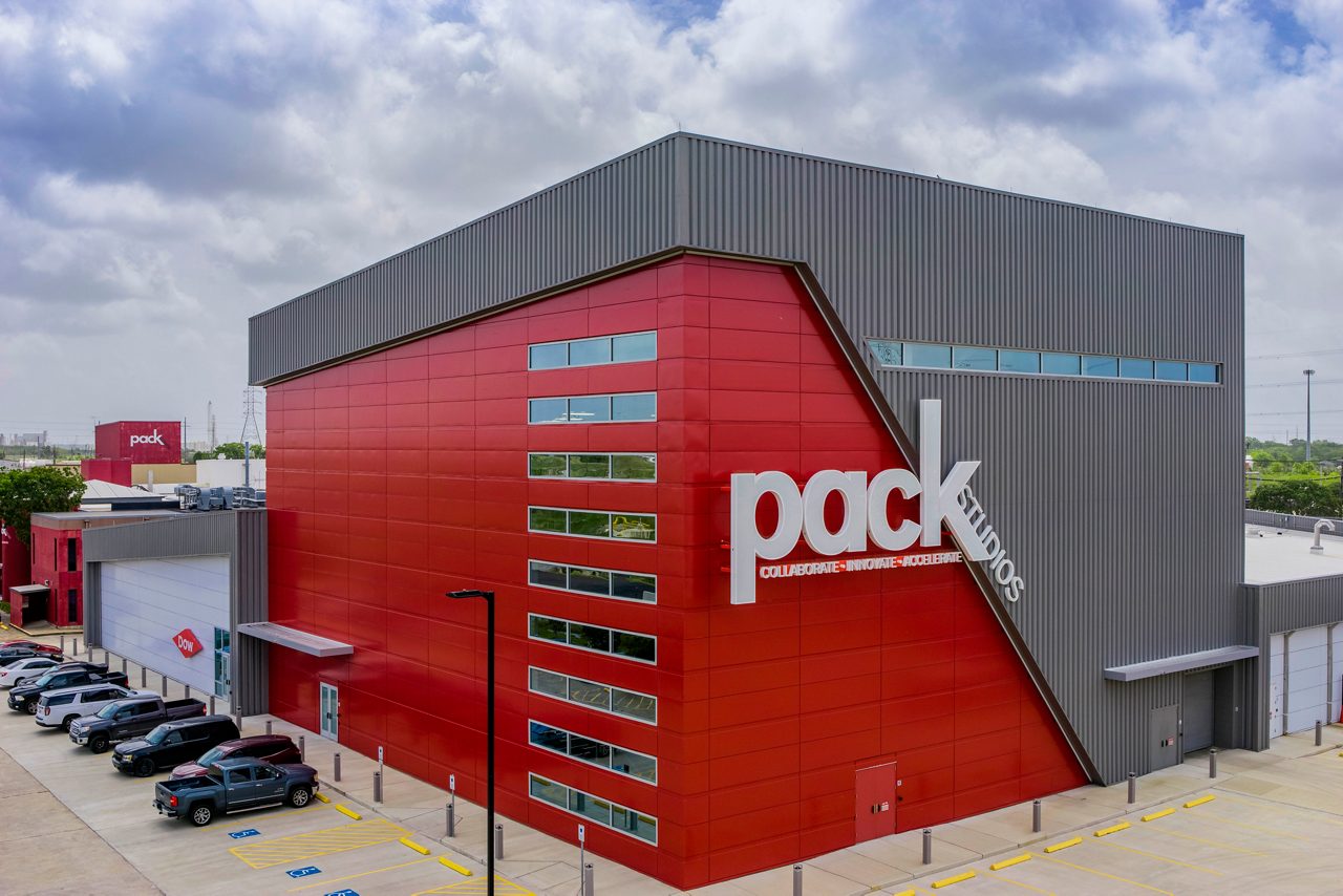 Exterior of Pack Studios 