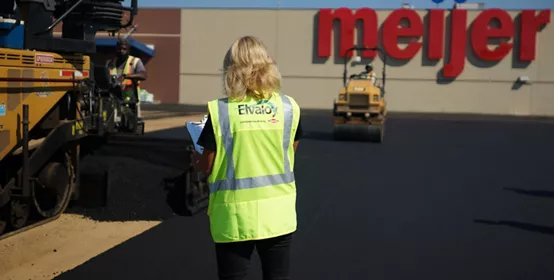 Paved with recycled plastics