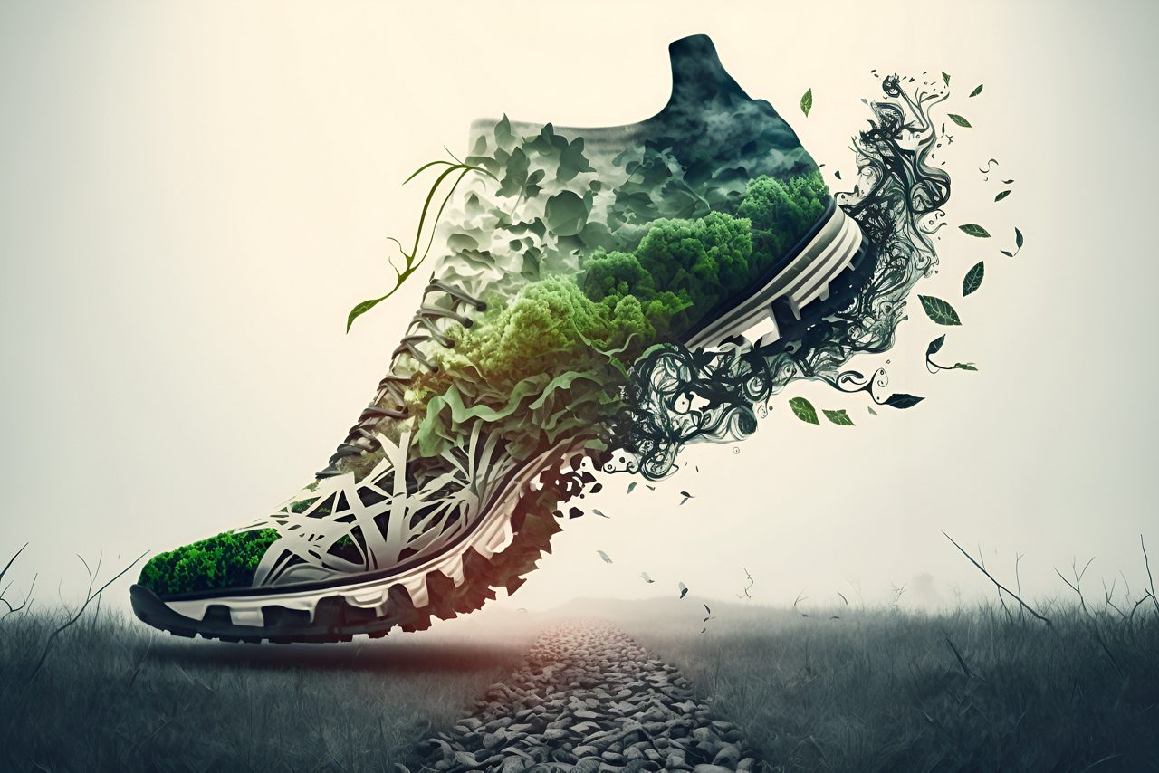 Environmentally Friendly Shoe Concept.