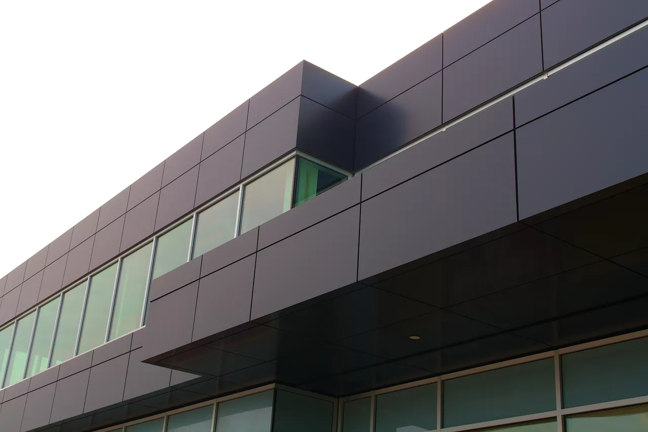 modern building facade aluminum structure workplace