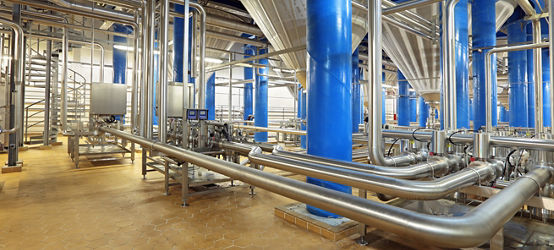 Brewing production - fermentation department