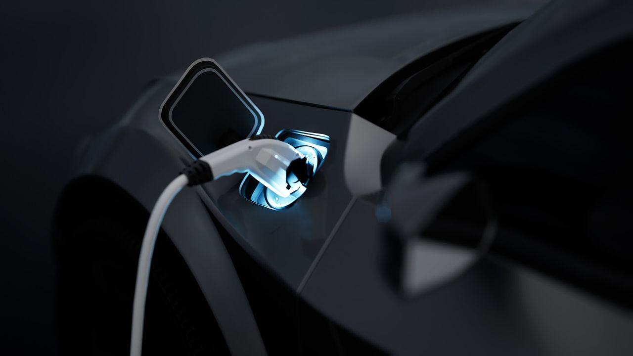 Electric Car Charger Port