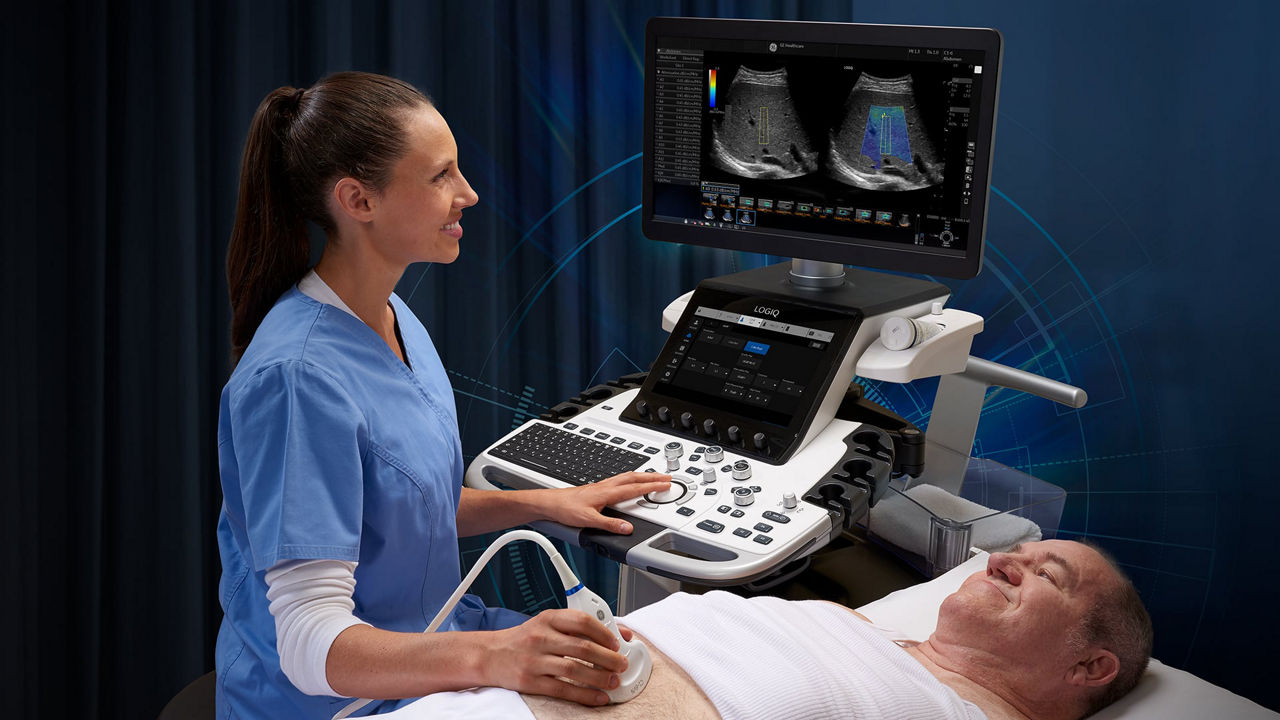 Doctor assessing patient using Venue technology