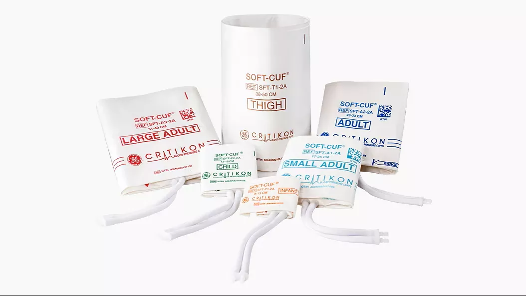 <p>Non-invasive blood pressure cuffs</p>
