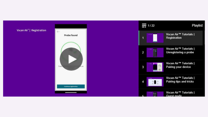 Clinical images Page- Thumbnail- Playlist