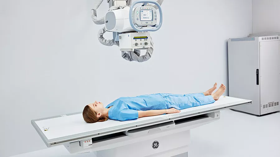 Radiografía abdominal con Discovery XR656 HD