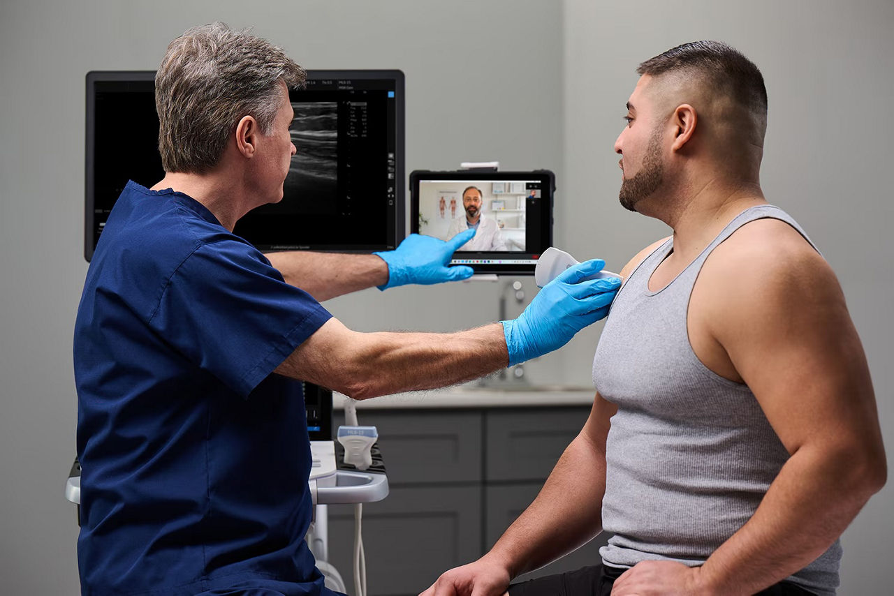 Logiq totus being used