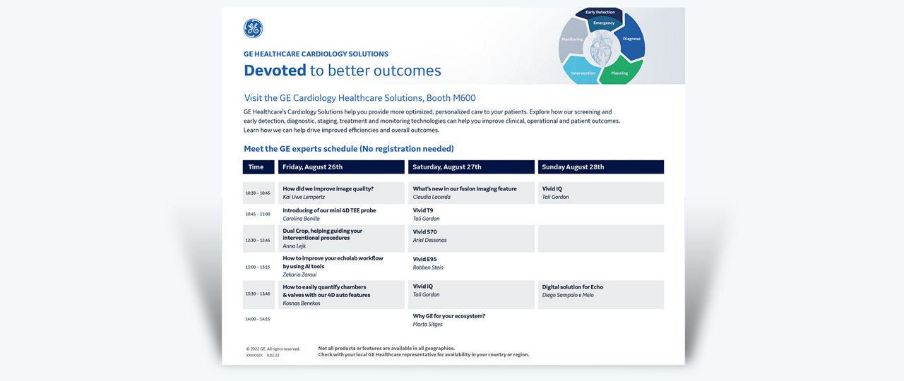 GE Cardiology Solutions Presentation overview
