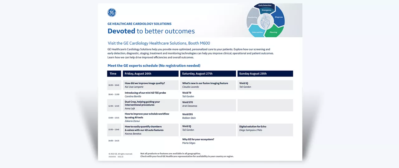 GE Cardiology Solutions Presentation overview