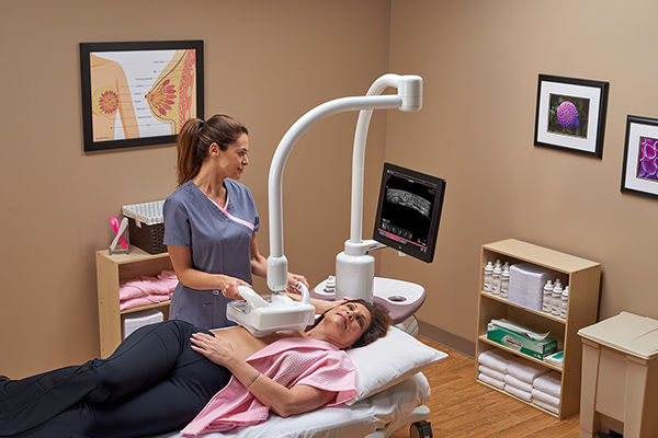Invenia ABUS breast screening exam