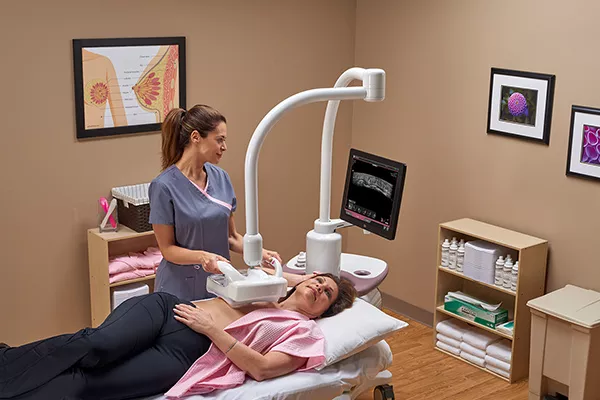 Invenia ABUS breast screening exam