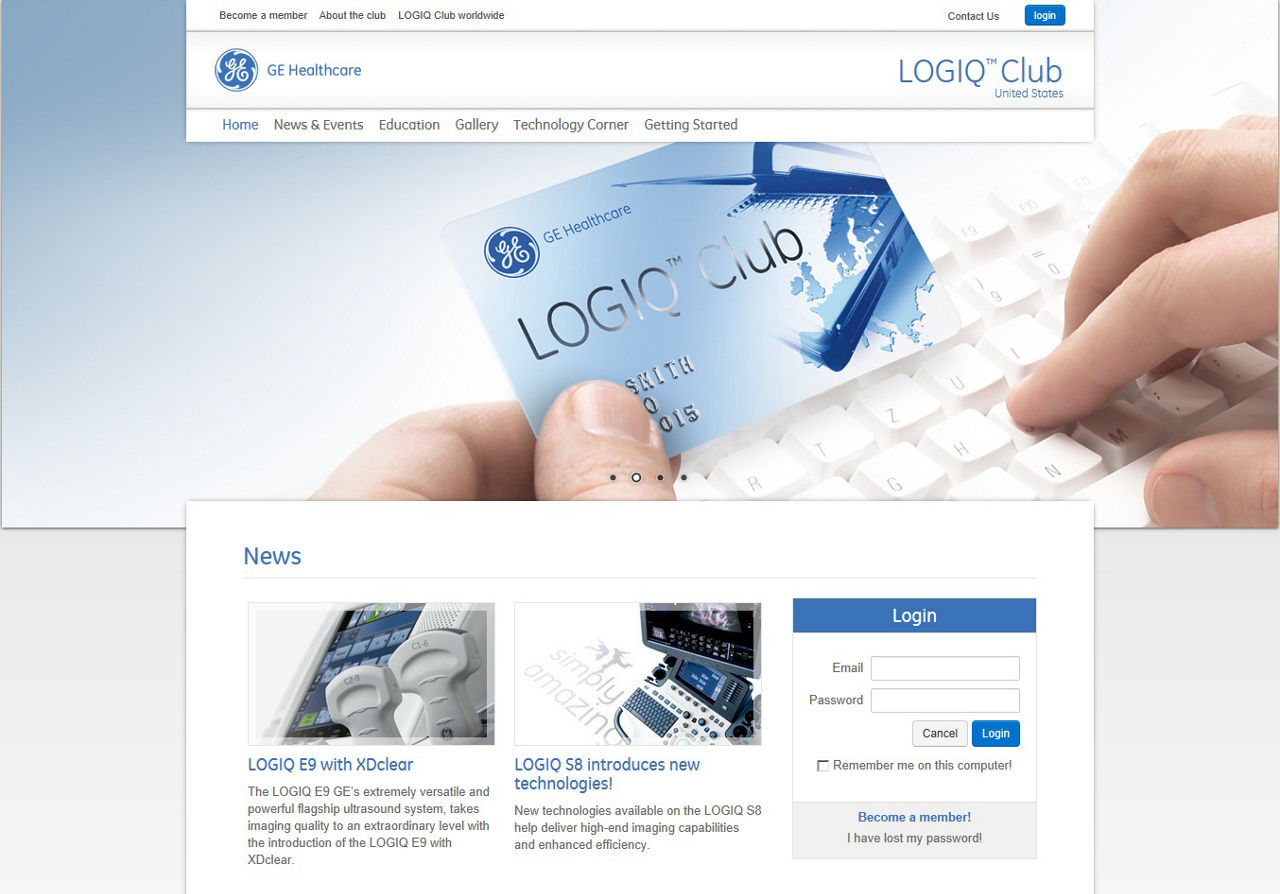 gehc logiq club website