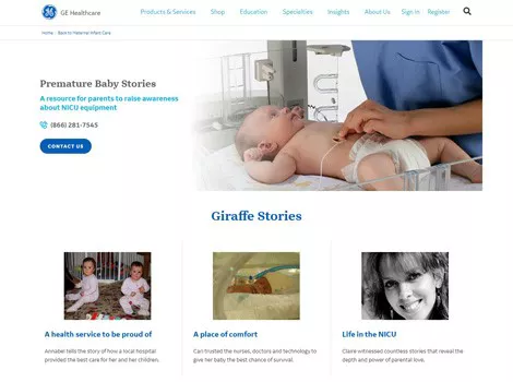 giraffe stories page